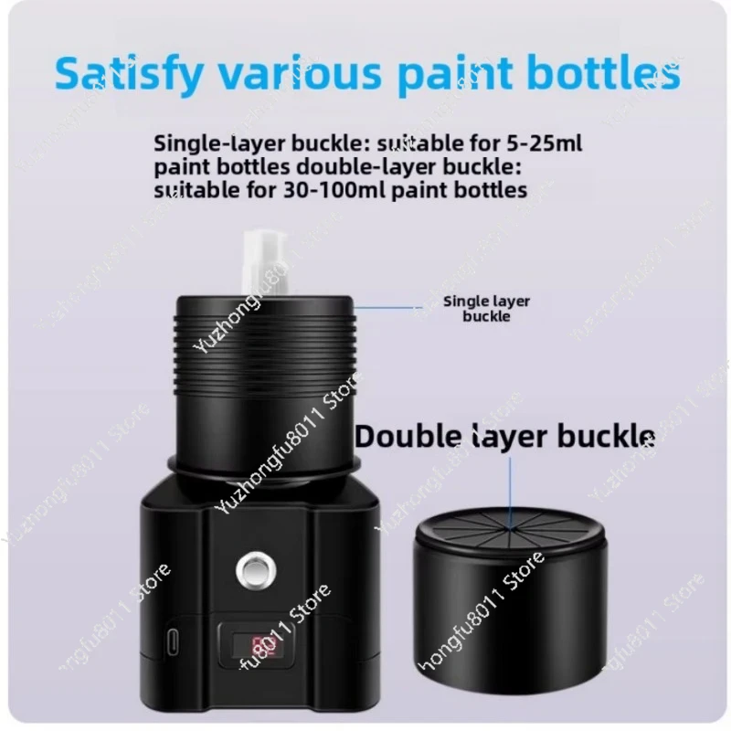 

Electric Paint Shaker - Nail Polish Shaker Tattoo Ink and Model Paint Mixer Vibration Mixer Glue Raising Power Tool