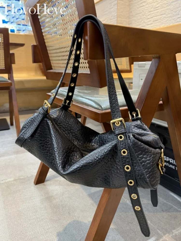 

Women Designer Zipper Genuine Leather Sheepskin Large Capacity Shoulder Bag Office Ladies Versatile Crossbody Underarm Handbag