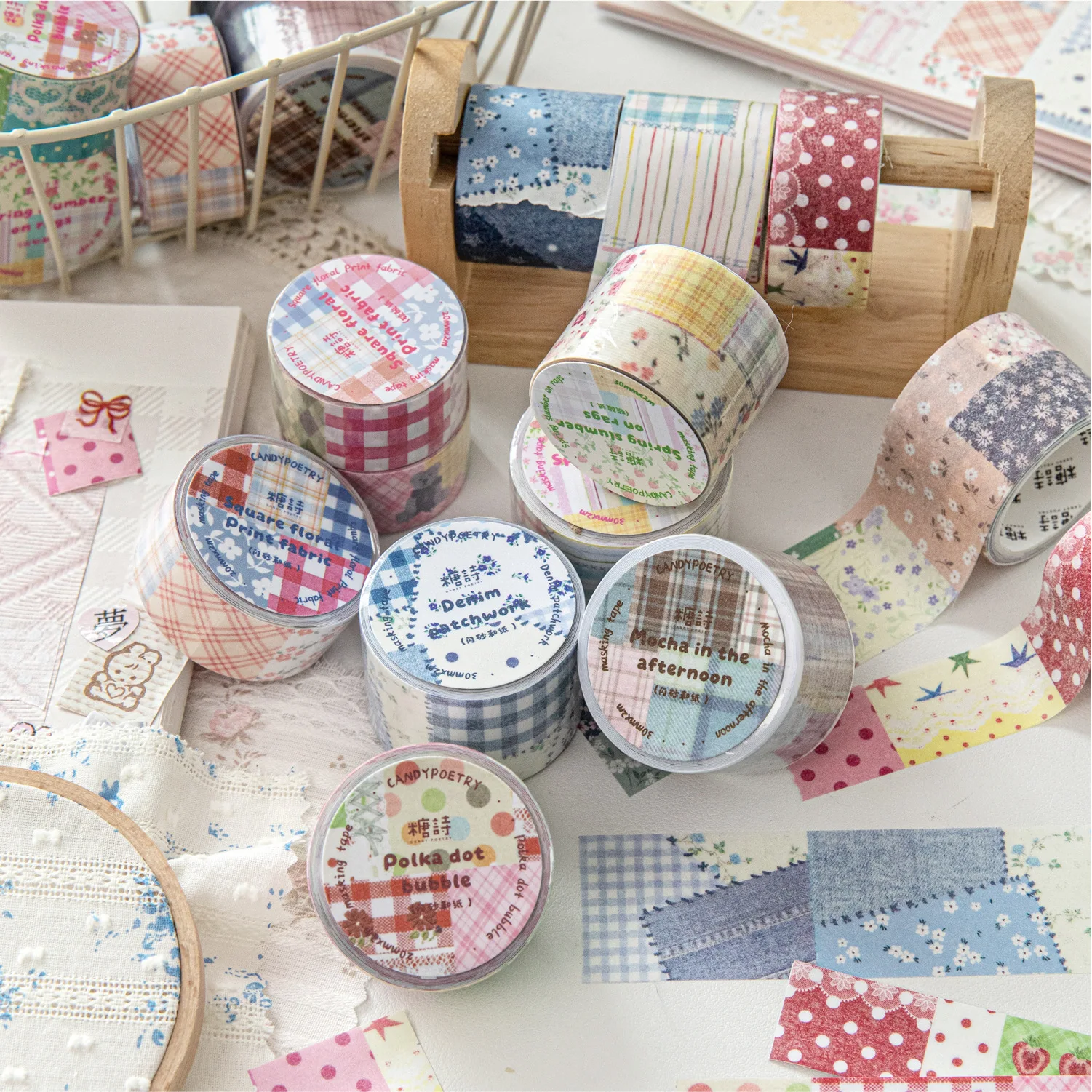

1pcs/1lot Decorative Adhesive Tapes Patchwork garden Decorative Scrapbooking DIY Paper Japanese Stickers