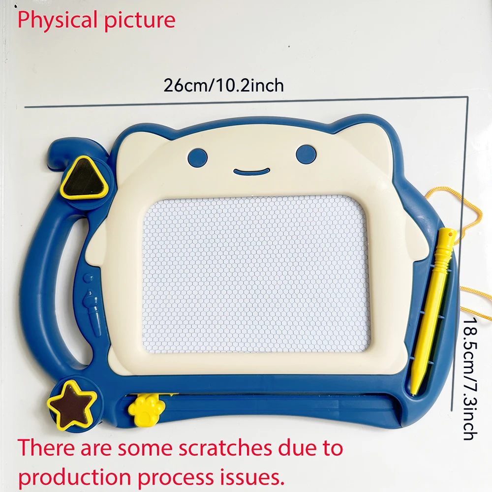 Tableau de graffiti coloré pour enfants, dessin animé, tableau magnétique effaçable, tableau d'écriture, éducation précoce, accessoires d'éveil aléatoires