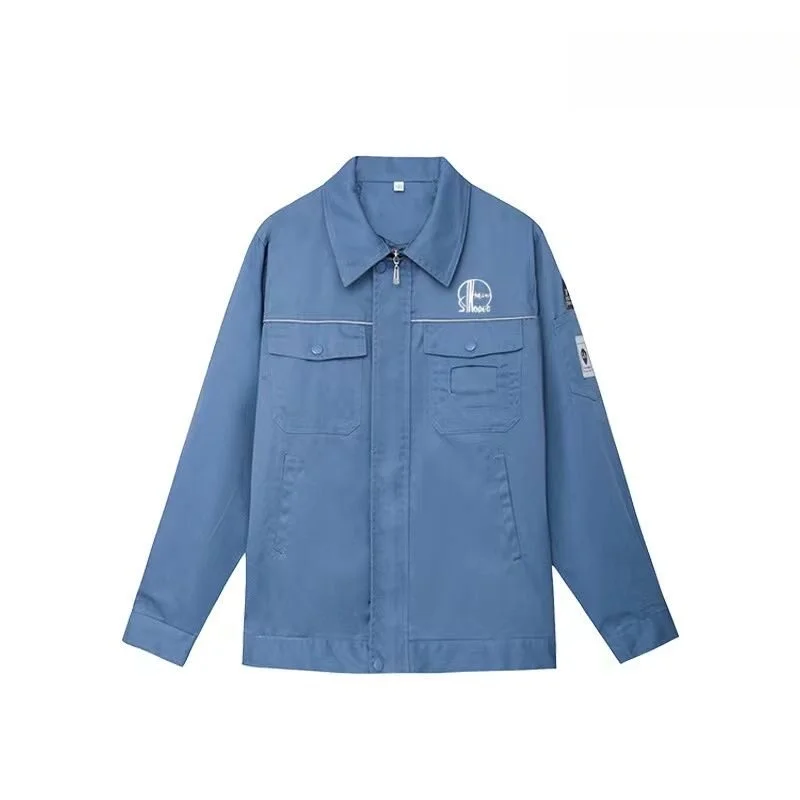 

Men's And Women's Long Sve Work orms Breathable Wear Resistant Cotton Polyester Chemical Plant Workers' Du orms
