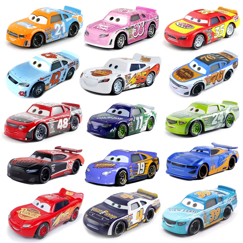 Disney Pixar Cars 2 3 Matt Jackson Storm Ramirez Numero Collezione di auto 1:55 Lega Pixar Auto In Metallo Pressofusione Kid Boy Giocattolo Regalo