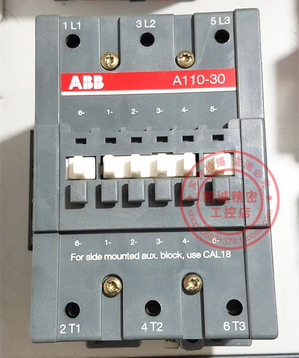 Original ABB AC Contactor A110-30-11a Ac24v 110v 220v 380v Spot Sale.