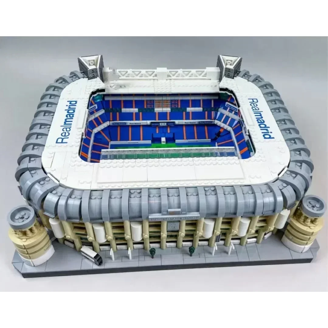 IN Stock 10299 Ideas Famous Santiago Bernabeu Stadium Real Madrid Moc Bricks Modular Landmark Model Building Block Kids Toy