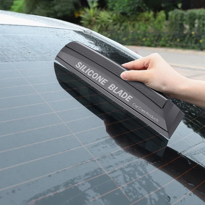 Non-Scratch Soft Silicone Handy Squeegee Car Wrap Tools Water Window Wiper Drying Blade Clean Scraping Film Scraper Accessories