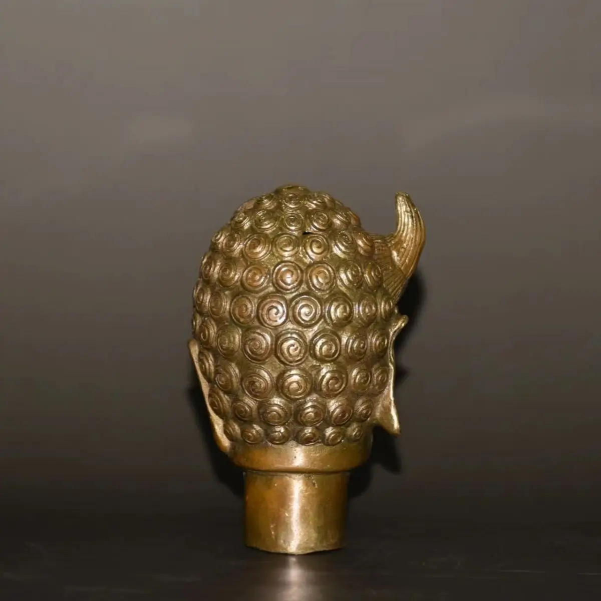 Buddha demon  Head Walking Stick Head handle Statue