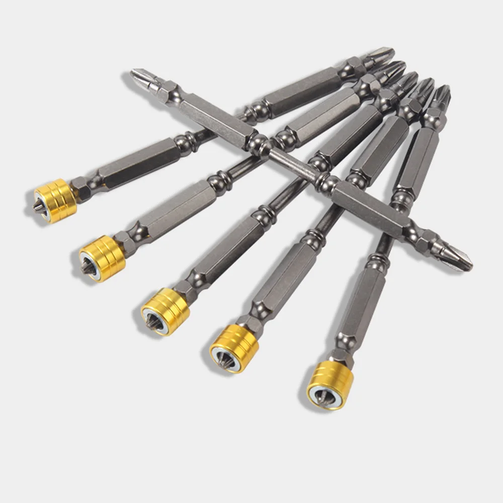 

1 шт. PH2 магнитные отвертки Phillips с шестигранным хвостовиком и магнитным кольцом для электрической отвертки