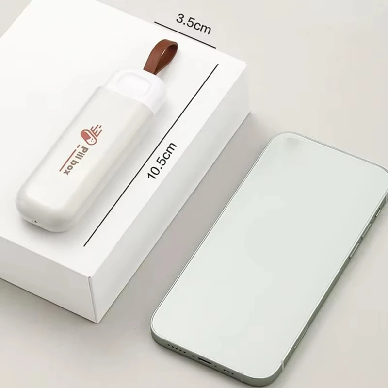 صندوق حبوب الدواء ABGP-3 - منظم الأدوية المحمول، حامل حبوب السفر المقاوم للرطوبة للجيب