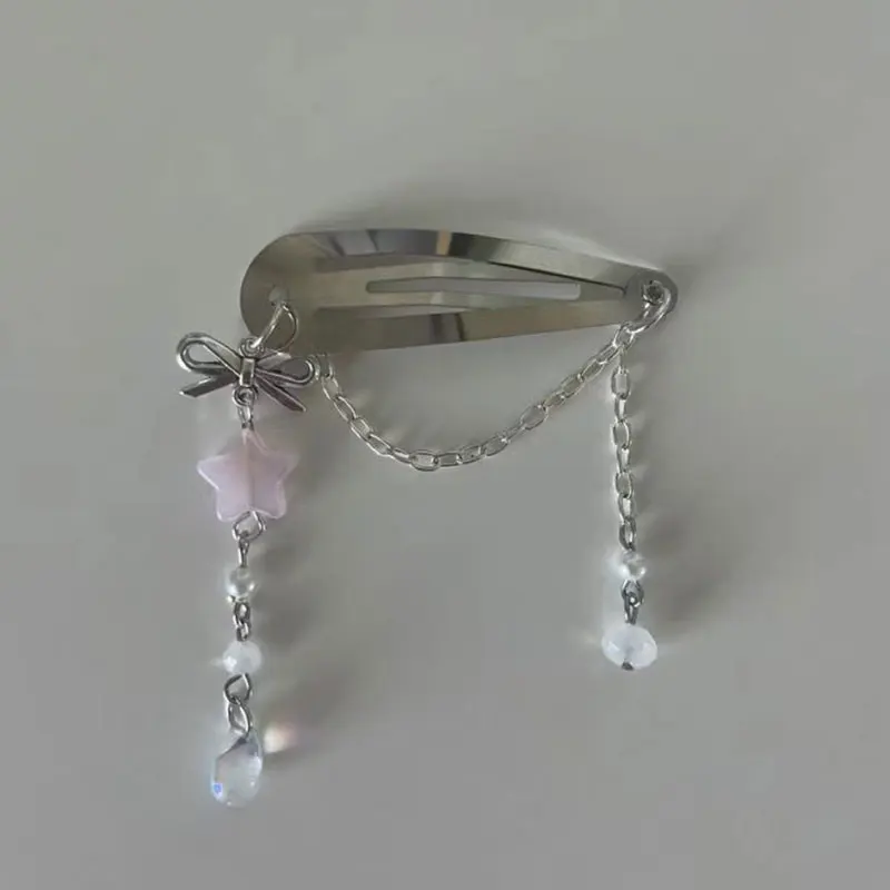 handmade five-pointed star hairpin fairy core y2k hairpin
