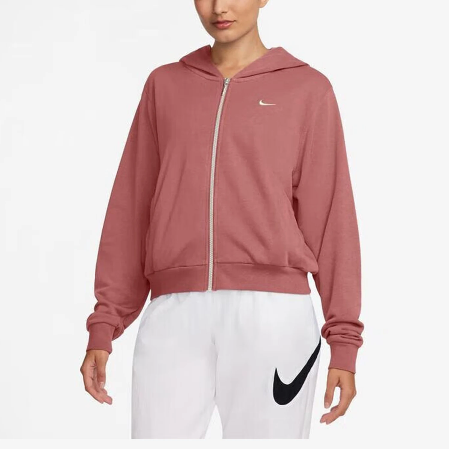 

Официальная оригинальная женская повседневная вязаная куртка Nike 2024, на молнии с капюшоном FN2420-634