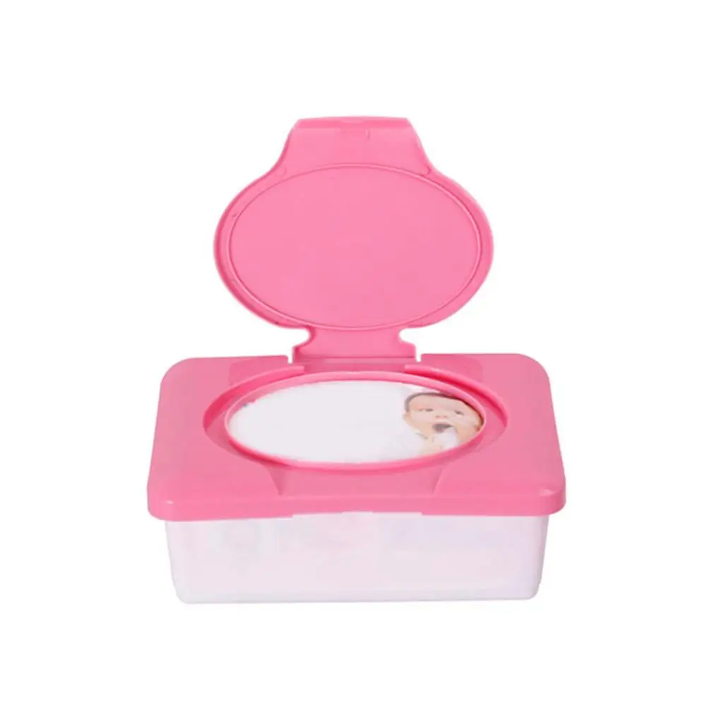 Wet Wipe Holder Wear Resistant Easy Open Wet Wipe Storage Holder Multifunctional Reusable Wet Tissue Box for Dormitory