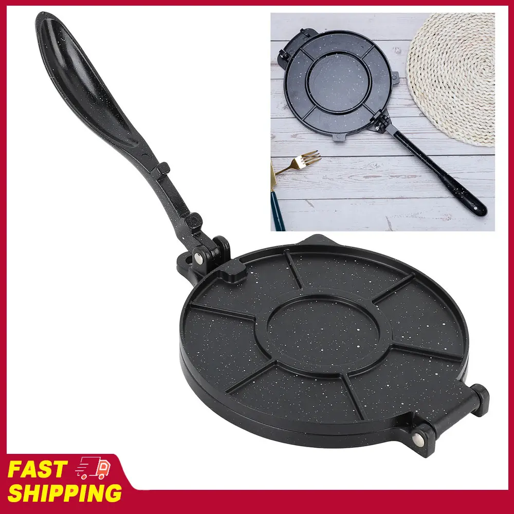 Roti Maker Tortilla Maker Aluminum Labor Saving Multifunctional Rotis Press for Dumpling Skin Dough Rotis Press Tortilla Press