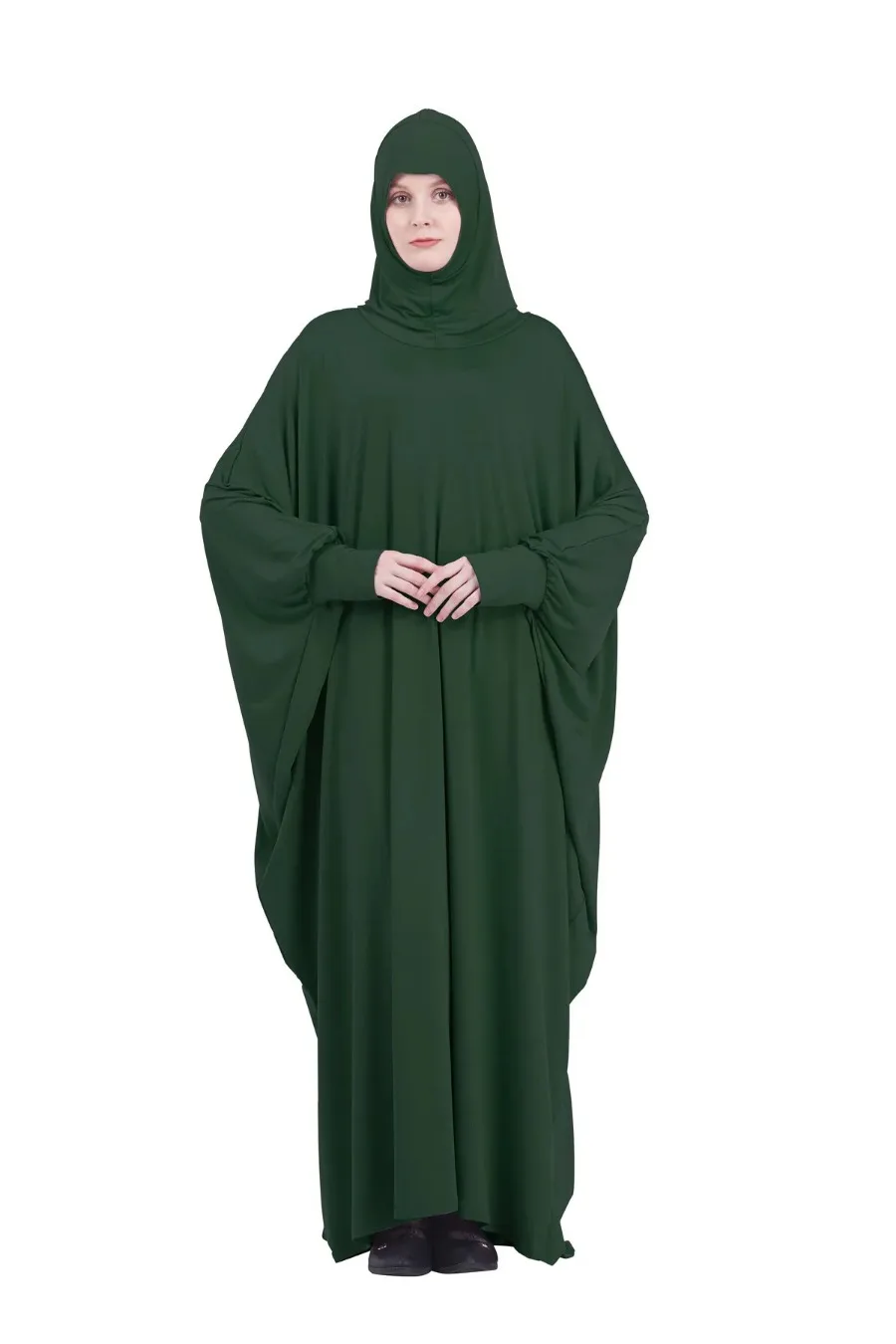 Formal Muslim Prayer Garment long khimar Dress Women Hooded Islamic Clothing Dubai Turkey Namaz Jurken Abaya Hijab djellaba robe