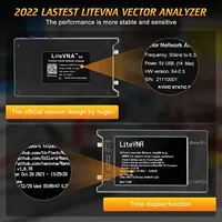 Newest NanoVNA Spectrum analyzer LiteVNA 50kHz-6.3GHz Vector Network Analyzer Antenna Analyzer Support Data Storage litevna 64
