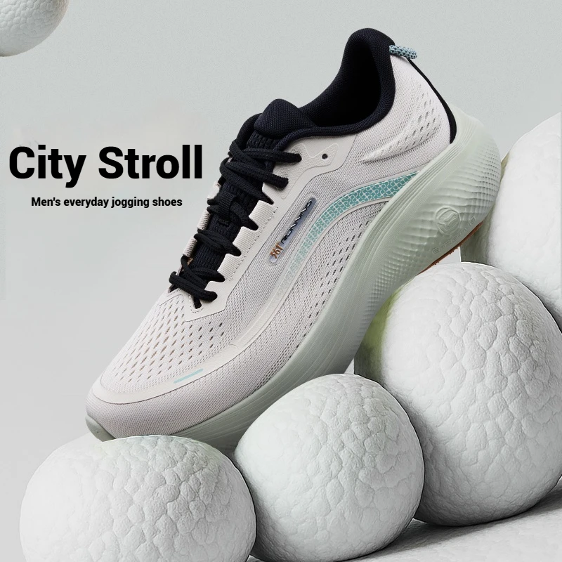 361 Degrees N40 Men Running Shoes Soft Airy Mesh Stable Lightweight Trendy Rebound Cushioning Durable Male Sneakers 672532207