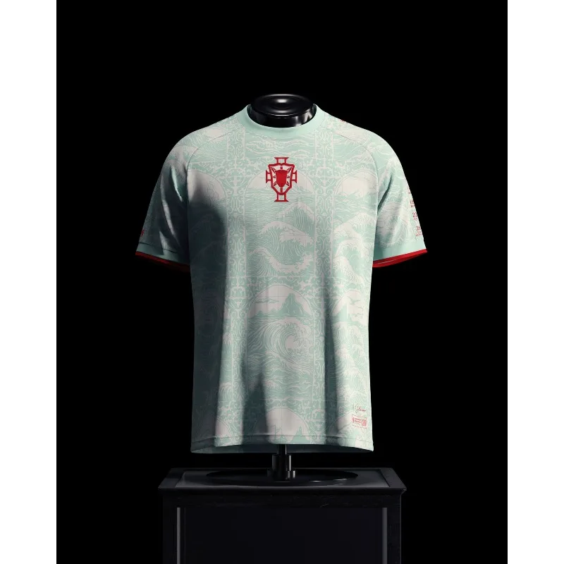 Assisting World Football Events, Portugal's Creative Concept Jersey, Summer Jersey Designed for Solo Use, 3D Printed