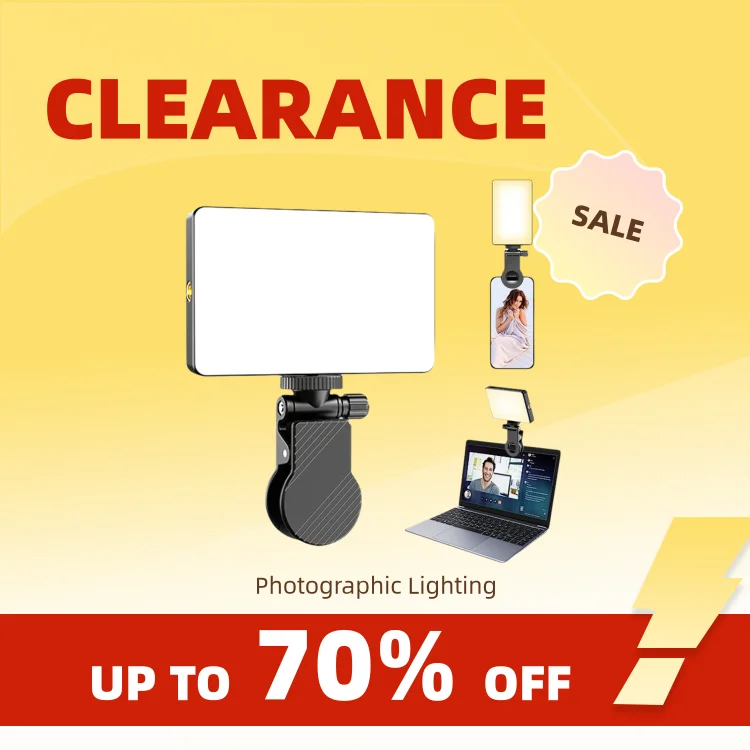 Clearance_Smartphone Selfie Light Selfie Video Conference Light Luz LED portátil Compatible para teléfono celular IPad Laptop Camera_