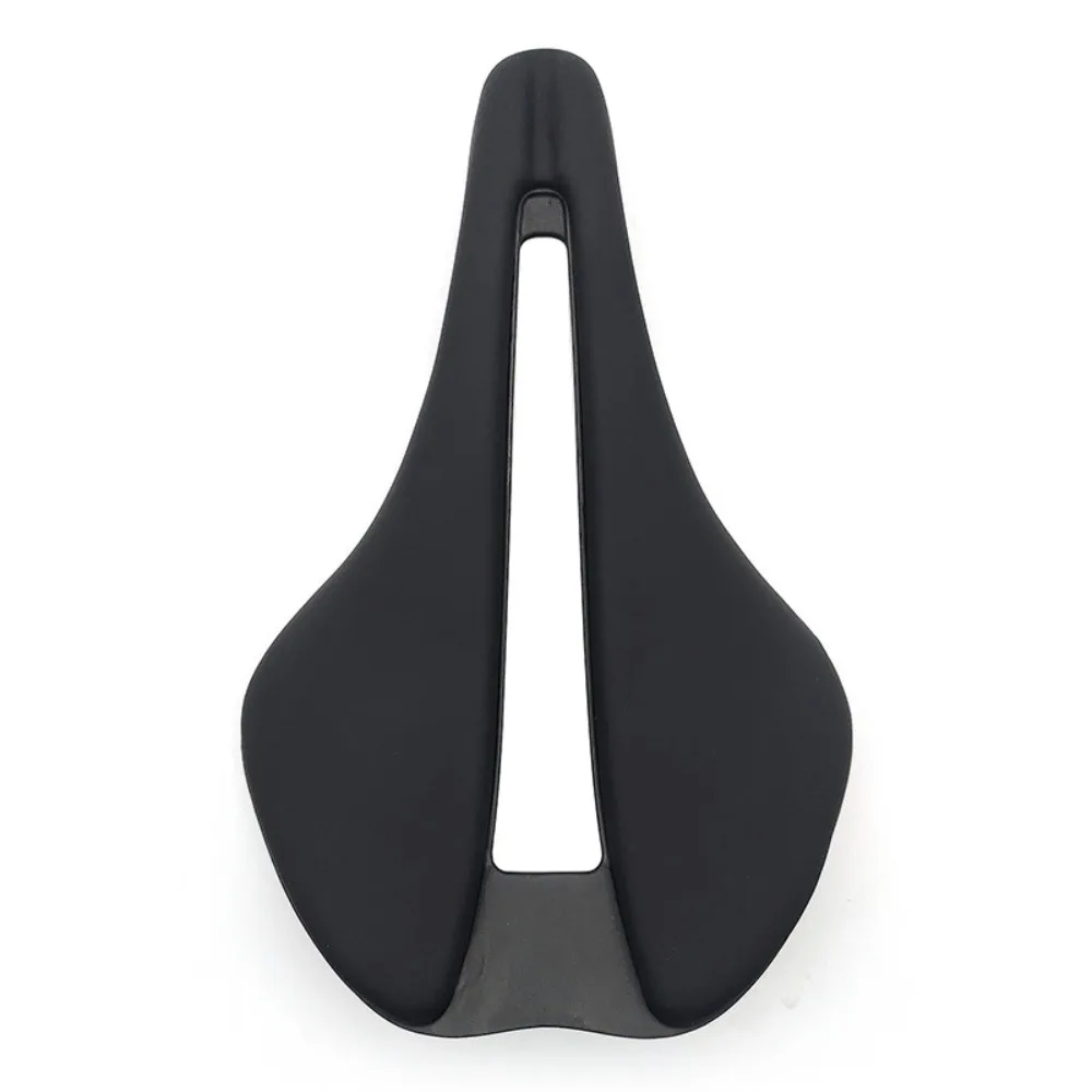 EVA Ultra-light Carbon Fiber Bicycle Short Nose Saddle, Road & Mountain Bike Seat, Hollow Comfortable Saddle 240x155mm