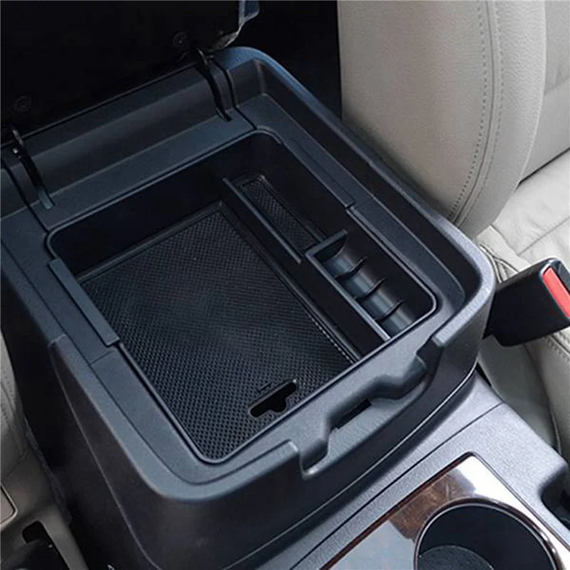 Car Armrest Center Console Glove Storage Box Tray Organizer for Mitsubishi Pajero Sport 207-2018—L49A