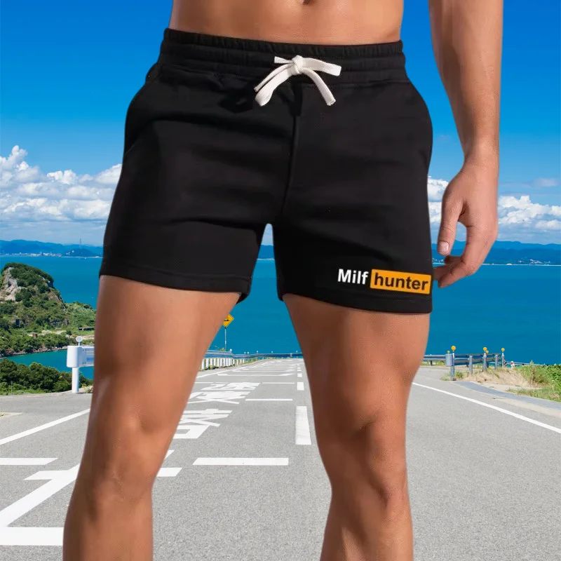 

Fitness shorts Outdoor Fashion Men Casual Design American Shorts Side Pockets Fitness Run Jogging 3 Points Techno Blade Workout
