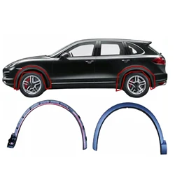 Body Kit Front Rear Wheel Eyebrow for Porsche Cayenne 11-17 Fender Trim Car Accessories