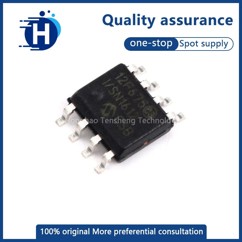 

10 Pic12f675-isn Soic-8 embedded 8-bit microcontroller-MCU new original
