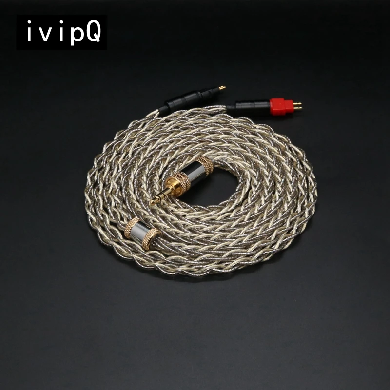 ivipQ-309 Flagship Wire Headphone Balance IEM Cable With 3.5mm/4.4mm For Used By Music Enthusiasts HD650 HD800 HIFIMAN ANANDA