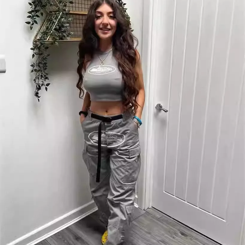 

Loose Straight Leg Workwear Pants Retro Casual Men's Women's Multi-ket Comfortable All-Match Autumn Winter Faion