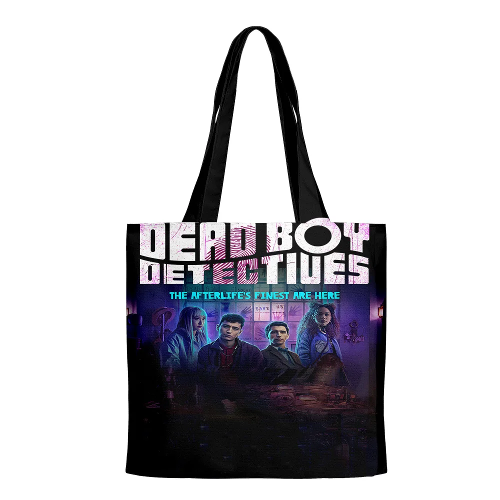 

Забавные сумки для мальчиков-детективов ТВ-сериал 2024 Merch новинка Женская модная сумка-тоут с карманами Повседневная Большая емкость