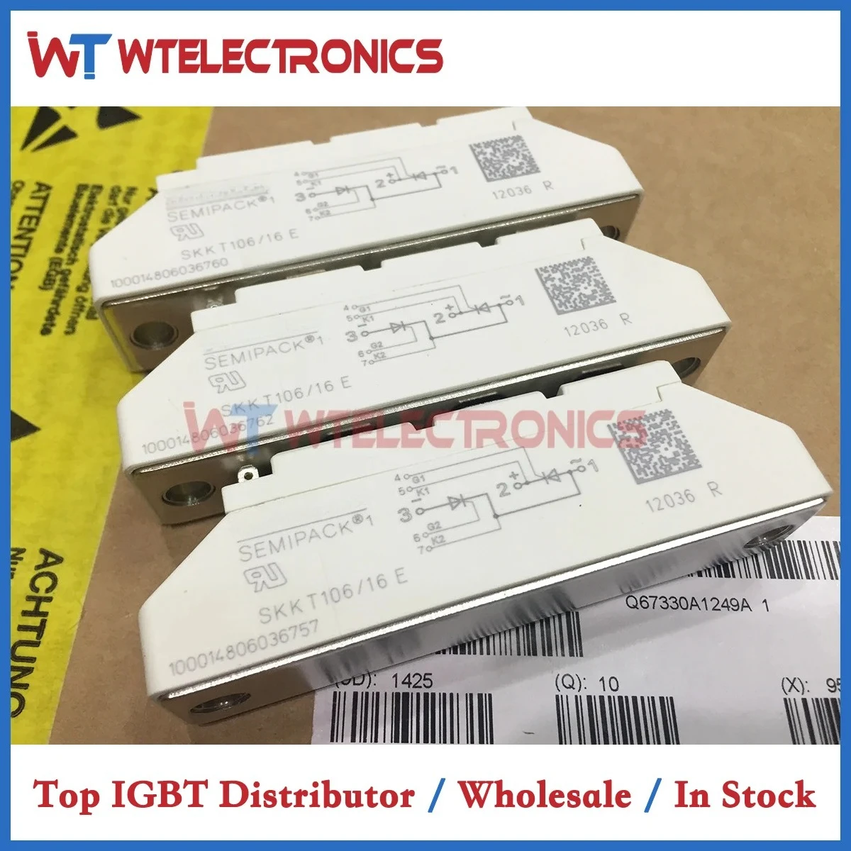 

SKKT106/16E Original IGBT Module SKKT106 16E NEW SKKT10616E SKKT 106 16E