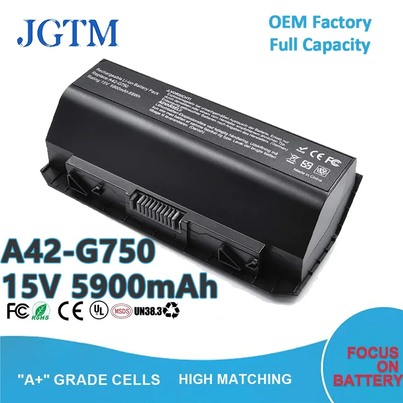 

Новый аккумулятор для ноутбука A42-G750 G750 G750JM 88 Вт для Asus G750J G750JW G750JX G750JZ G750JH G750JS G750Y47JX-BL 0B110- 00200000 , 0B110
