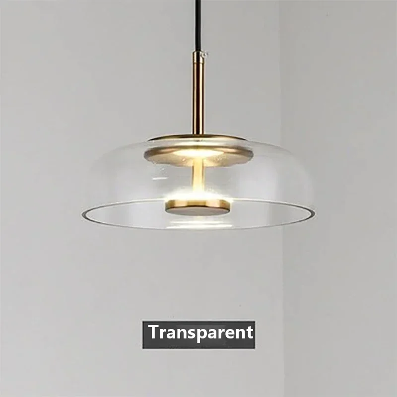 

Modern LED Pendant Light Nordic Glass Hanging Lamp For Dining Room Bedroom Loft Lamp Bar Luminaire Indoor Decoration Home Lustre