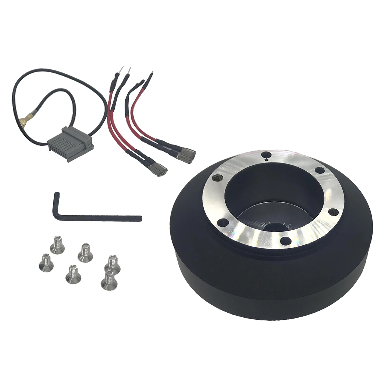 Steering Wheel Quick Release Hub Adapter 70mm Black Aluminum Direct Fitment for Nissan 350Z 370Z Infiniti G35 G37 Sentra SE-R