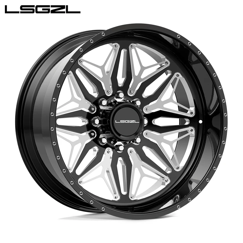 Forged Wheels 20 22 24 26 28 30 Inch Off-Road Car 5x4.5 5x5.5 6x135 8x170  for Ford RAM for Toyota Dodge F-150 250 2500 GMC
