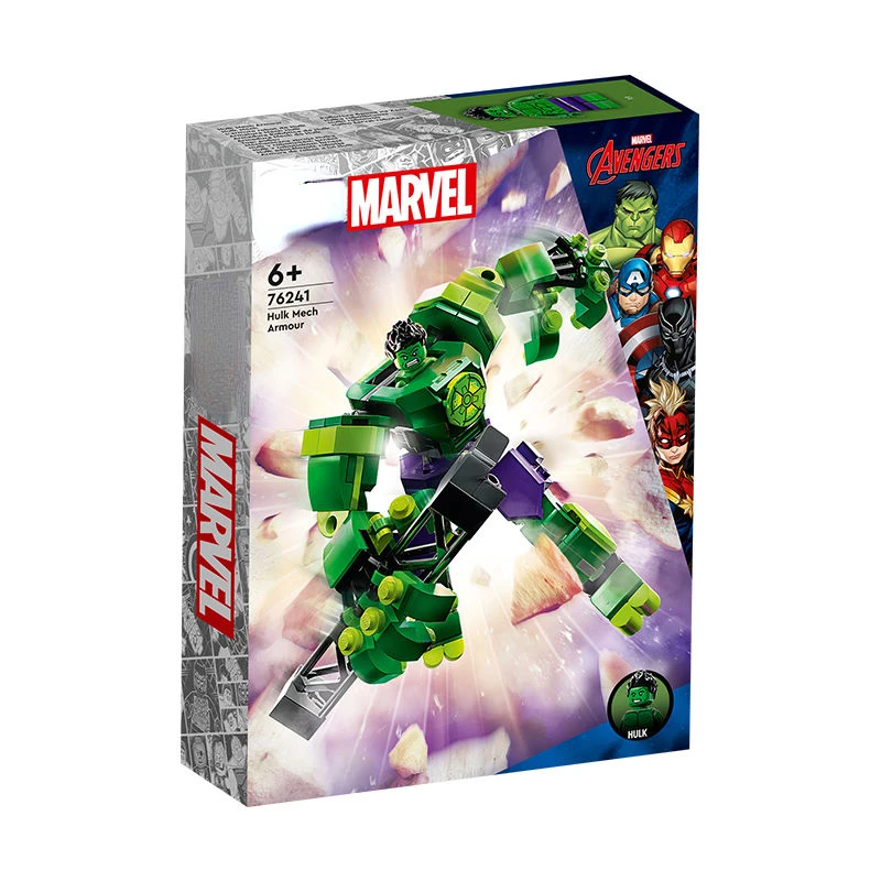 Marvel Super Hero Hulk Peripheral Animation Personality Cartoon Puzzle Assembling Building Blocks Toys Ornaments Christmas Gifts