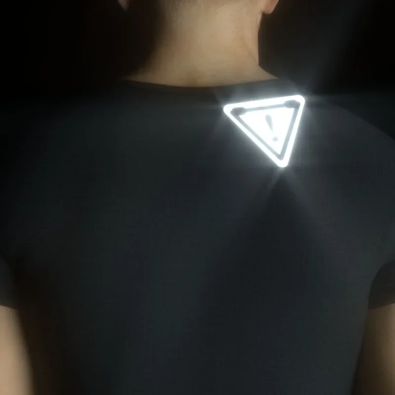 ENLEE 1 Pc Outdoor Safety Warning Reflector Bike Reflective Triangle Plate Night Riding Iamok Bicycle