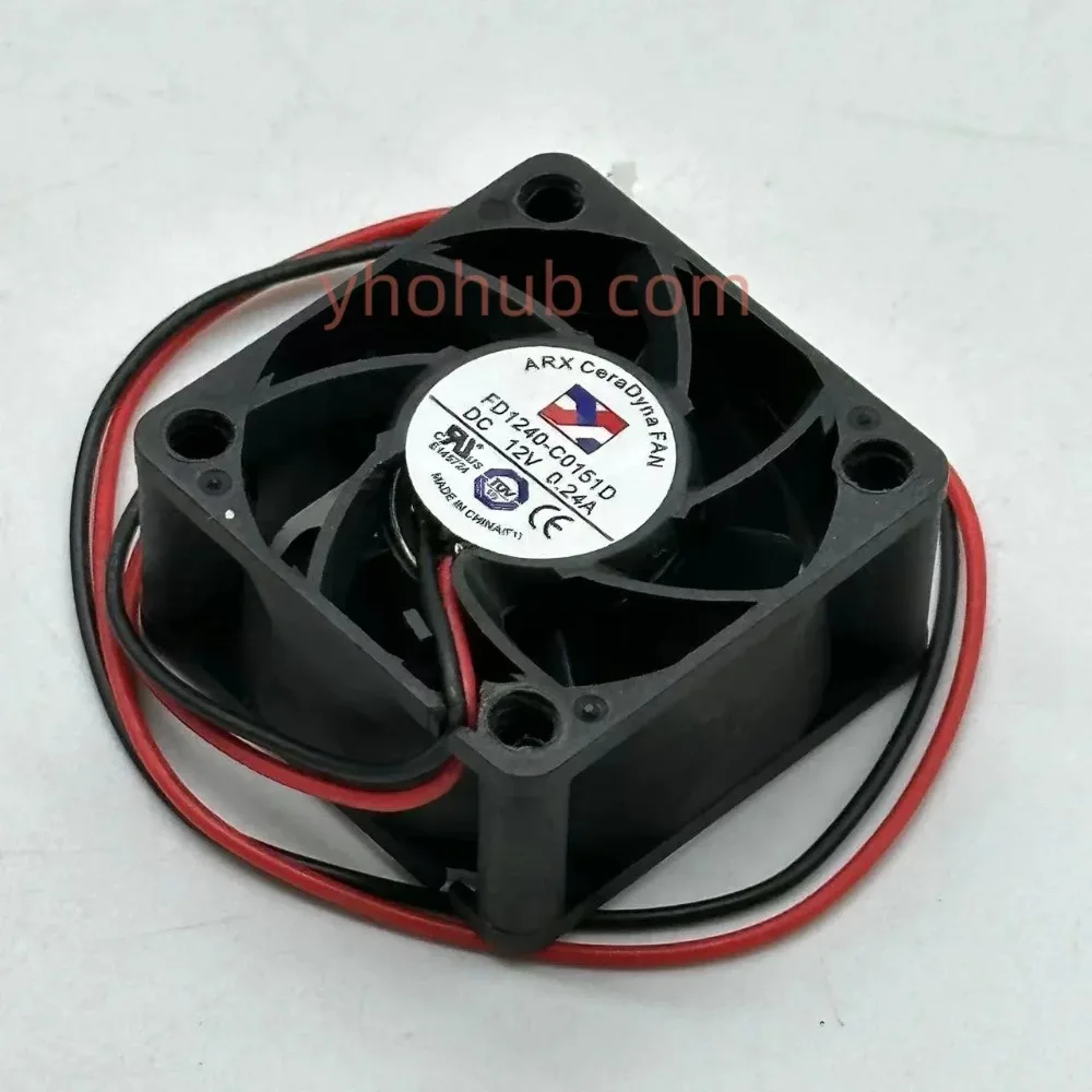 

Вентилятор охлаждения ARX FD1240-C0151D, 12В, 0.24А, 40x40x20мм, 2-проводной