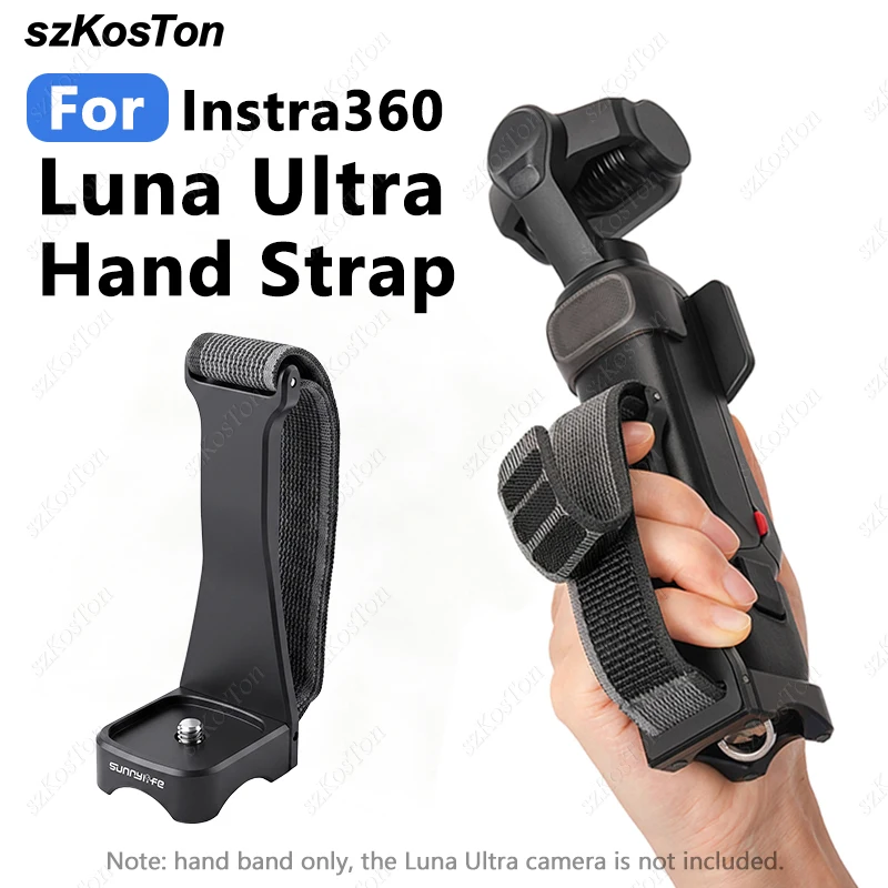 Erweiterbare Armband-Kamera-Hülle für Insta360 Luna Ultra, Verstellbarer Handgelenkriemen, Stoßfeste Hartschale