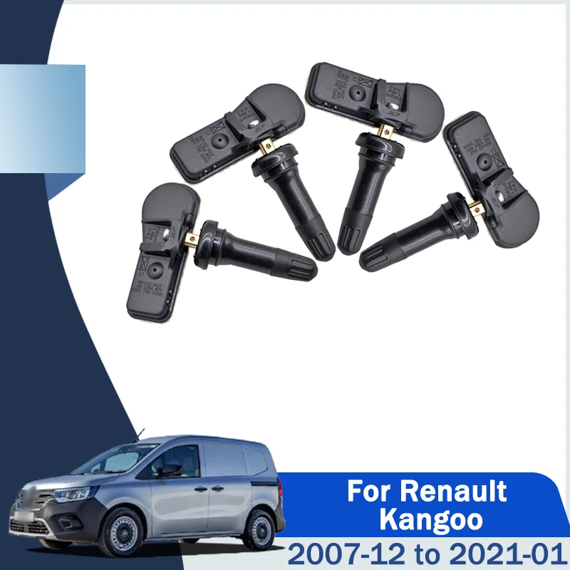 4X 40700-5642R 407005642R TPMS Tire Pressure Monitoring System For Smart Renault Trafic Wind Dacia Lodgy Sandero Logan Lada Xray