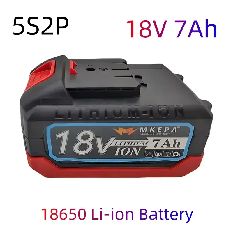 18V 7.0Ah 100% 5S2P New 18650 Lithium-ion Rechargeable Battery lpega Suitable for replacing Batteries of Cordless Electric Tools