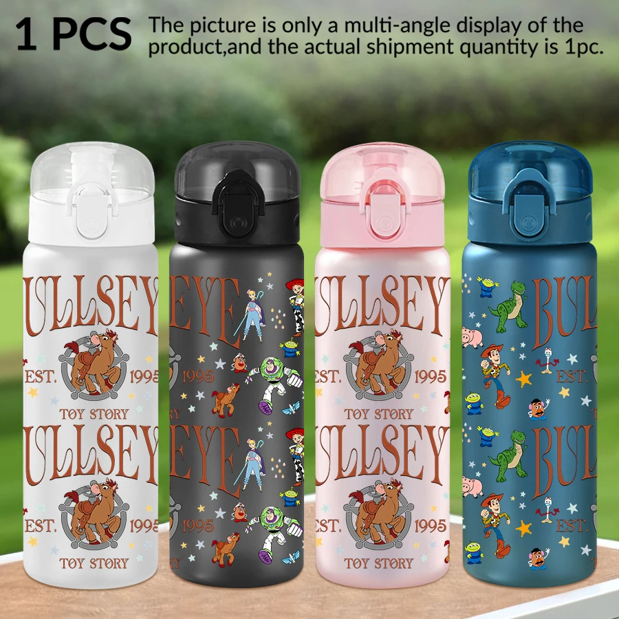 

1 шт., пластиковая бутылка для воды Disney Toy Story с рисунком медведя, 26 унций, спортивная чашка для воды на открытом воздухе, подарок на день рождения/повернення домой
