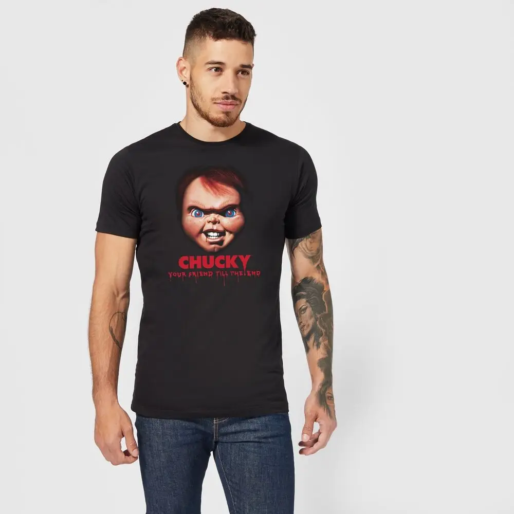 Official Chucky Friends Till The End T-Shirt - Black