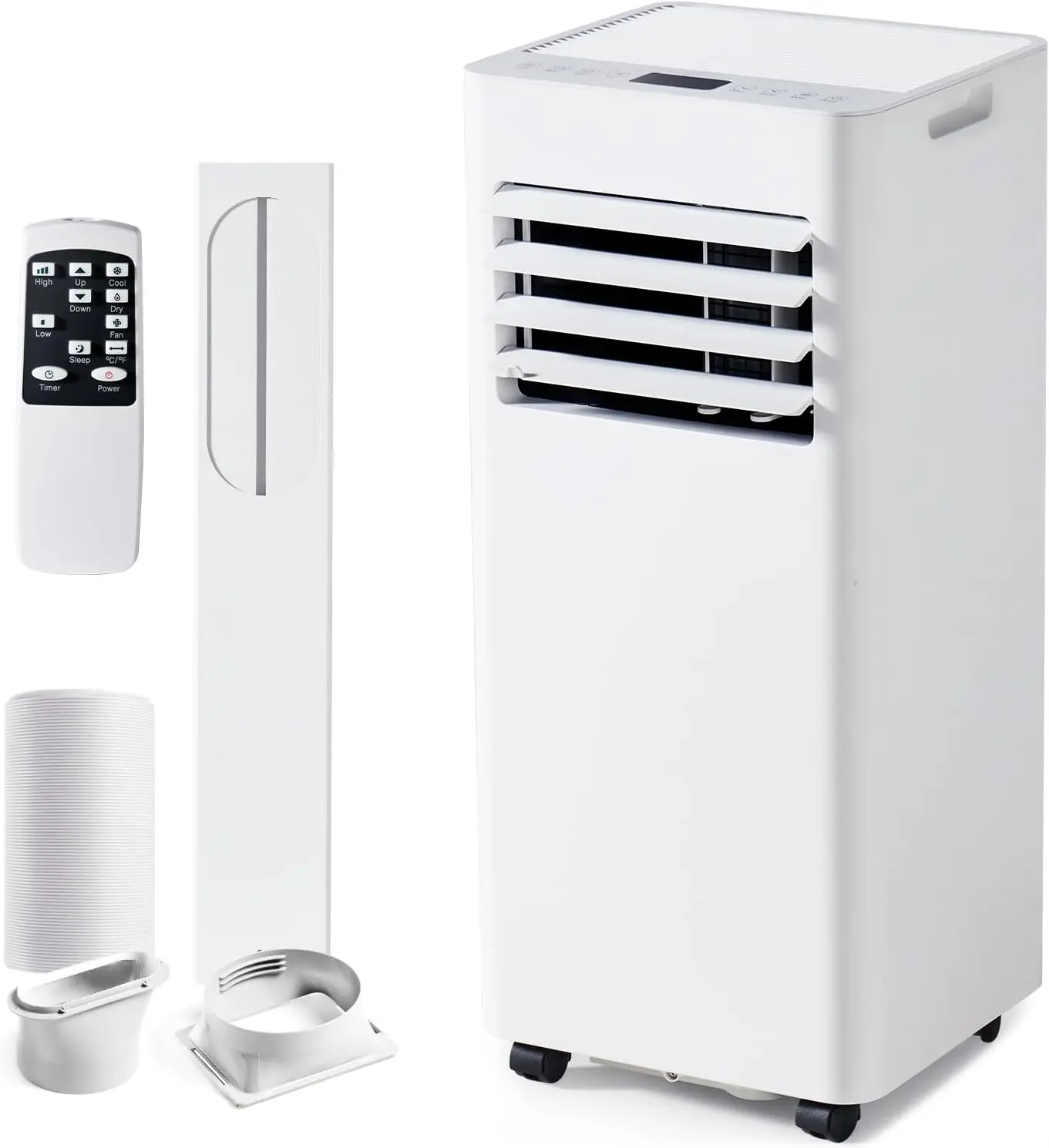 10000 BTU Portable Air Conditioners, 4-IN-1 AC Unit, Fast Cooling, Dehumidifier, Fan & 24H Timer Quiet Sleep, W/Remote Control