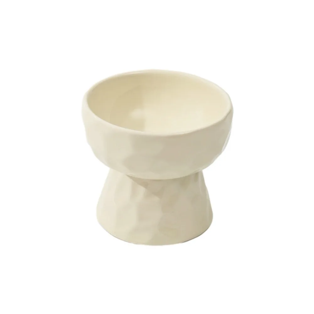 

Керамическая миска для кошек, креативная наклонная/плоская горловина, миска для кормления собаки, многофункциональная миска для кормления с защитой от опрокидывания домашних животных, высокая миска для ног, защита шеи