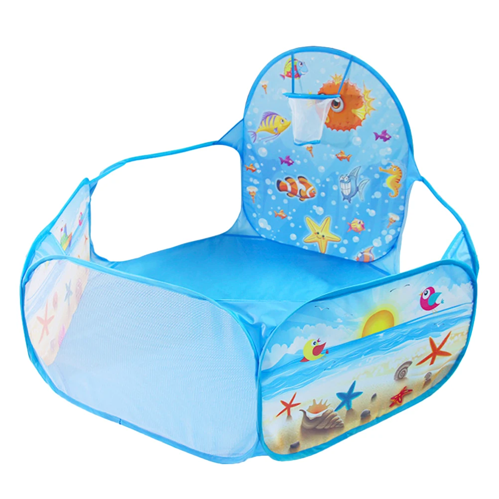 

Children Tent Playhouse Kids Ball Pits Indoor Outdoor Toddler Ocean Pool Fence Foldable Toy Ball Pit Game Playpen