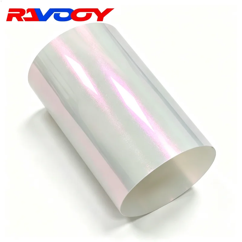 PET pearlescent metal color-changing powder vinyl film self-adhesive and durable, suitable for car paint protection and modifica