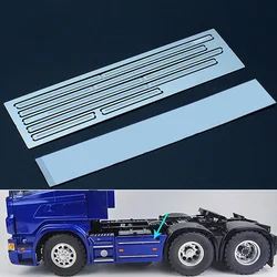 RC Truck Metal Side Plate Decorative Strip for 1/14 Tamiya for SCANIA R620 R470 R730 Car Accessories