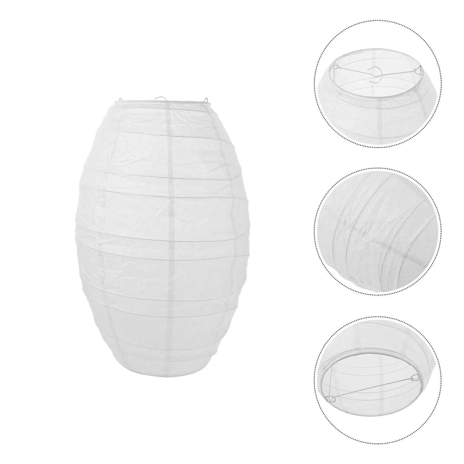 

Белый овальный бумажный абажур ручной работы, складной подвесной светильник, плафон для потолочного светильника, для домашнего декора и витрин магазинов