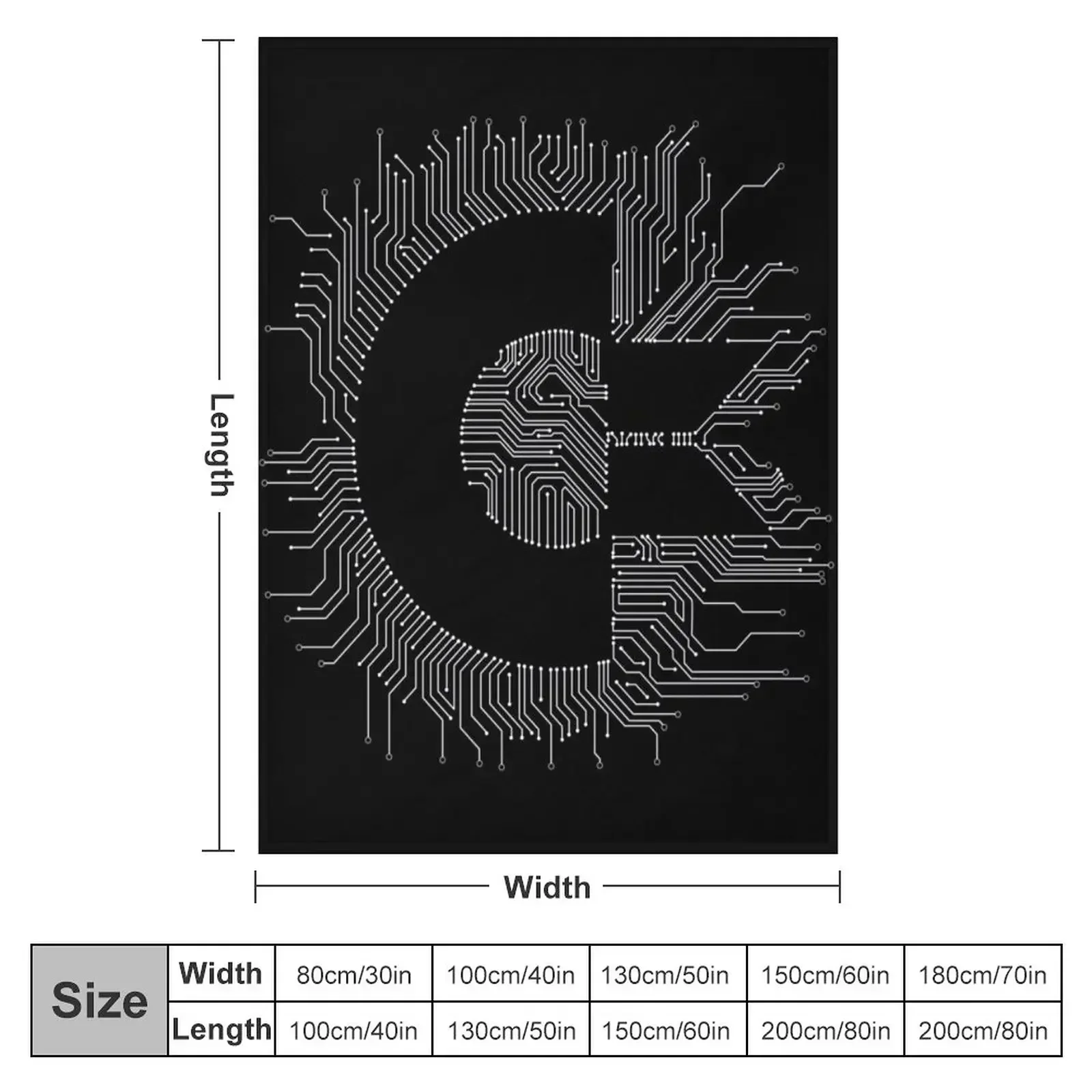 Commodore Circuits Throw Blanket Plaid Decorative Sofa For Decorative Sofa sofa bed Vintage Luxury Brand Blankets