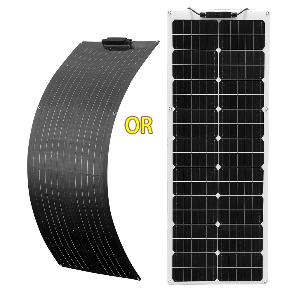 XINPUGUANG 50W solar panel complete kit 12v /24V Solar Panels 100W photovoltaic cells Solar Charger Boat House balcony Battery